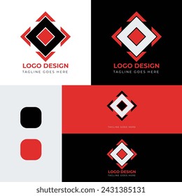 Conjunto simple de diseño de logotipo. logotipo de empresa, logotipo médico, logotipo inmobiliario.