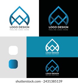 Simple Set Of Logo Design. business logo, medical Logo,  Real Estate Logo.