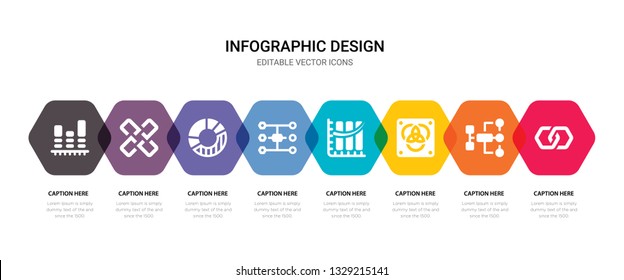 simple set of loop, flow, analytics, bar chart icons, contains such as icons diagram, pie chart, interlocking, bar chart and more. 64x64 pixel perfect. editable vector set