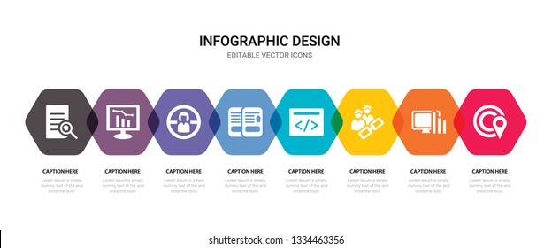 simple set of map, stats, link, coding icons, contains such as icons newspaper, target, analytics, search and more. 64x64 pixel perfect. editable vector set