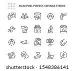 Simple Set of Marketing Strategy Related Vector Line Icons. 
Contains such Icons as Product Presentation, Seller, Buyer and more.
Editable Stroke. 48x48 Pixel Perfect.