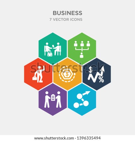 simple set of measure success, partners in business, increase rate, return of investment icons, contains such as icons man succesing, increase team work, work parteners and more. 64x64 pixel