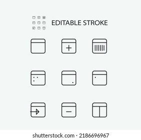 Simple Set of Media Related Vector Line Icons. Contains such Icons as Files and Documents and more. Editable Stroke. 72x72 Pixel Perfect.