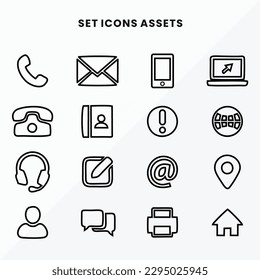 Simple Set of Menu Line Icons. Contains such Icons as Maps, Phone, Laptop, web, Books, users and more. Editable Stroke.Eps10