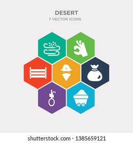 simple set of mine wagon, noose, old money bag, outlaw icons, contains such as icons paddock, prefect, sandstorm and more. 64x64 pixel perfect. infographics vector