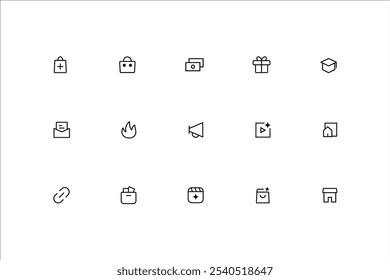 Simple set of modern thin line icons of online shops. Set of scratch icons. Vector illustration isolated on white background. Vector premium quality symbol