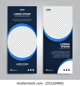 simple set of modern vertical banners
