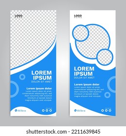 simple set of modern vertical banners