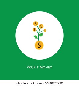 Simple Set of Money Related Vector Line Icons. Contains such Icons as Wallet, ATM, Bundle of Money, Hand with a Coin and more.