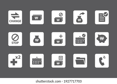 Simple Set of Money Related Vector Line Icons. Contains such Icons as Insurance, Wallet, Money, Coin and more. Editable Stroke.