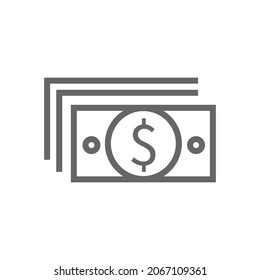 Simple Set of Money Related Vector Line Icons