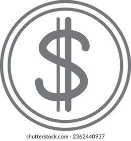 Simple Set of Money Related Vector Line Icons. Contains such Icons as Wallet, ATM, Bundle of Money,Finance, Banking outline icons collection. Money line icons set ,Dollar icon.