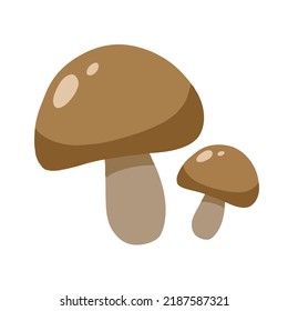 Simple Set Mushrom Drawing Design