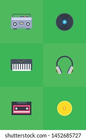 Simple Set of Music Related Vector