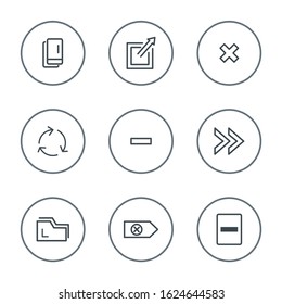 Simple set online,music,universal icon vectors for website and mobile app icons