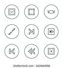 Simple set online,music,universal icon vectors for website and mobile app icons