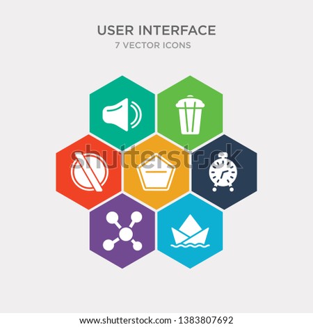 simple set of paper boat, connectivity, hour, subtraction icons, contains such as icons empty, eliminar, medium volume and more. 64x64 pixel perfect. infographics vector