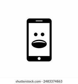 Simple Set Phone Vector Black Icons.