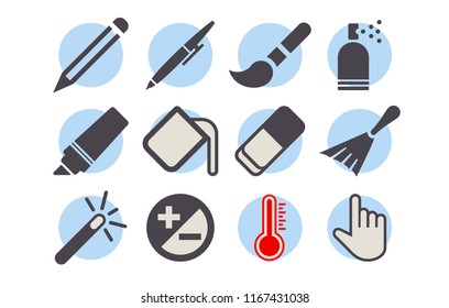 Simple Set of Photo Editor Icons. Contains such Icons as Batch Processing, Legal Documents, Clipboard, Download, Document Flow and more. Editable Stroke. EPS 10