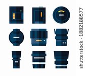 Simple Set Photography Vector Color Icons. Color with Editable stroke
