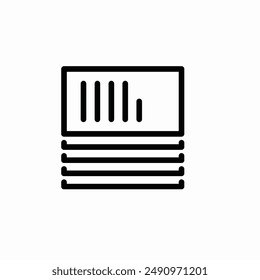 Simple Set Print Vector line Icons