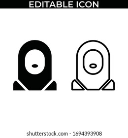 Simple Set of Ramadan Kareem Vector Line and Fill Icons