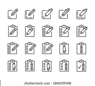 Simple Set Of Register Outline Icons. Elements For Mobile Concept And Web Apps. Thin Line Vector Icons For Website Design And Development, App Development. Premium Pack.