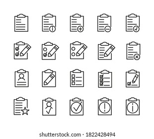 Conjunto Simple De Iconos De Esquema Relacionados Con El Registro. Elementos Para Concepto Móvil Y Aplicaciones Web. Iconos De Vector De Línea Delgada Para Diseño Y Desarrollo De Sitios Web, Desarrollo De Aplicaciones. Paquete Premium.