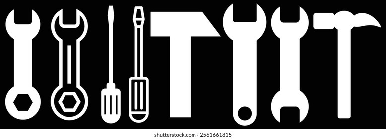 Simple Set of Repair Related Vector Line Icons. Contains such Icons as Screwdriver, Engineer, Tech Support and more. Editable Stroke. Design eps 10 