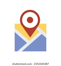 Simple Set of Route Map Vector  Icons. Contains such Icons as Map with a Pin, Route map, Navigator, Direction and more. Editable Stroke. 