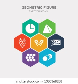simple set of row, tile, sent, polygonal wings icons, contains such as icons polygonal wolf head, prism, radius and more. 64x64 pixel perfect. infographics vector