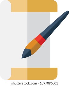 Simple Set of Scrolls and Papers Related Vector Line Icons.