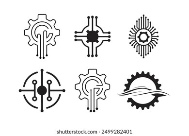 Simple Set of Setup and Settings Related Vector Line Icons. 