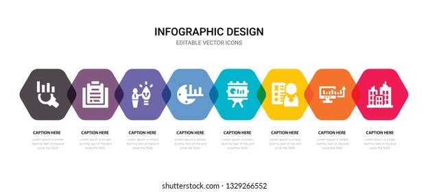 simple set of skyscraper, marketing, resume, presentation icons, contains such as icons time, idea, contract, analytics and more. 64x64 pixel perfect. editable vector set