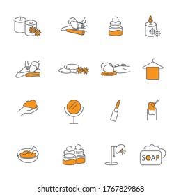 Simple Set of SPA Related Vector Line Icons. Contains such Icons as Massage. Contains such Icons as Inspiration, Idea, business and more for website design, mobile app, logo.