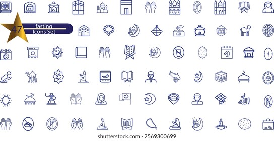 Simple Set of Speed Related Vector Line Icons. Contains such Icons as Cheetah, Snail, Express
