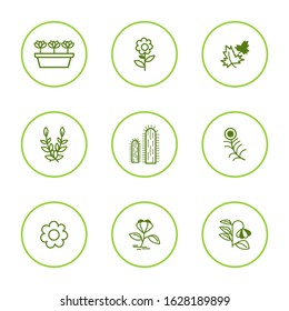 Simple set spring icon vectors for website and mobile app icons