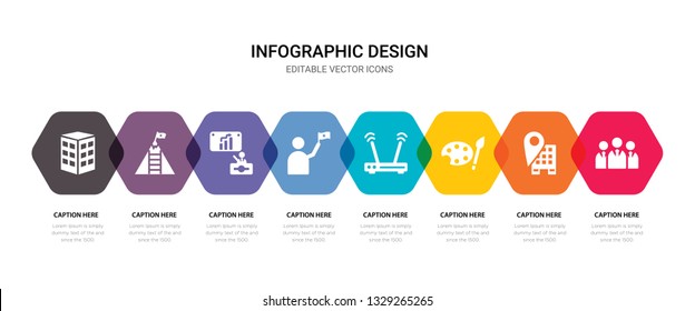 simple set of staff, place, de, communications icons, contains such as icons success, presentation, success, company and more. 64x64 pixel perfect. editable vector set