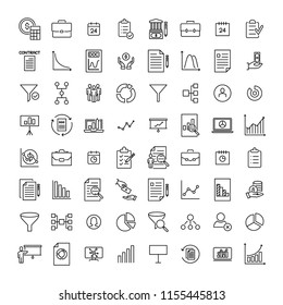 Simple set of strategy related outline icons. Elements for mobile concept and web apps. Thin line vector icons for website design and development, app development. Premium pack.