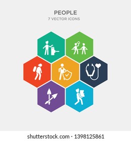 simple set of student books, lance, healthcare and medical, insurance protection icons, contains such as icons walking to school, occupant, validating ticket and more. 64x64 pixel perfect.