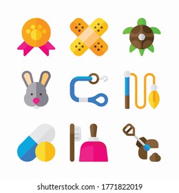 Simple Set Summer Vector Color Icons. Color with Editable stroke