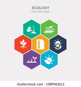 simple set of sunlight, growing plant, eco energy, eco paper icons, contains such as icons plant and root, eco energy car, watering can and more. 64x64 pixel perfect. infographics vector