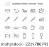 tableware icons