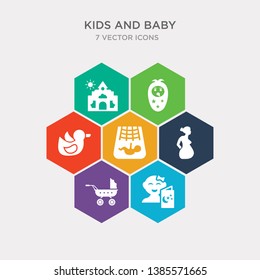 simple set of tale, stroller, pregnancy, ultrasound icons, contains such as icons ducky, baby, kindergarden and more. 64x64 pixel perfect. infographics vector