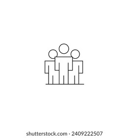 Simple Set of Team Work Related Vector Line Icons.Contains icons such as man, woman, profile, personal quality and many other good icons.
