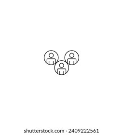 Simple Set of Team Work Related Vector Line Icons.Contains icons such as man, woman, profile, personal quality and many other good icons.