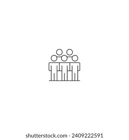 Simple Set of Team Work Related Vector Line Icons.Contains icons such as man, woman, profile, personal quality and many other good icons.