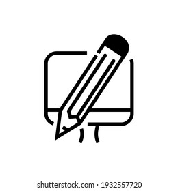 Conjunto simple de vectores de dibujo relacionados con la tecnología. Contiene símbolos de diseñador de equipos, pinceles de arte y más. Stroke Editable