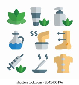 Simple Set Therapy Vector Color Icons