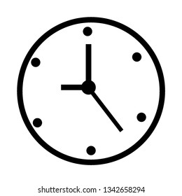 Simple Set of Time Related Vector  Icons. Contains such Icons as Timer, Speed, Alarm, Restore, Time Management, Calendar and more. Editable Stroke. Pixel Perfect. - Vector